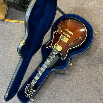Used 1996 Ibanez AM200 Exotic Wood Hollowbody Electric with Case image 10