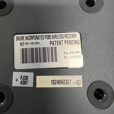 Shure H7 PG88 2000/2010s image 9