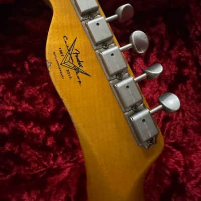 Fender Custom Shop Limited 50’s Thinline Telecaster Relic 2018 - Pink Paisley Relic image 9
