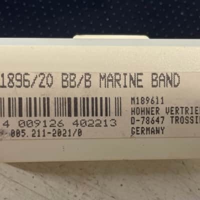 Hohner Marine Band No. 1896 Steel - Original Case - Works Bb image 6