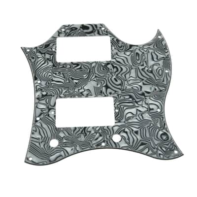 Gibson® SG Standard Full Face Batwing Pickguard - 4-Ply Black Pearl image 3