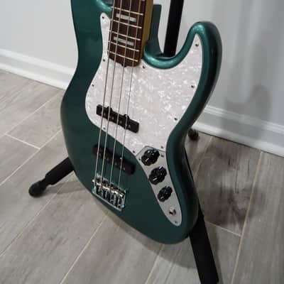 2014 Fender USA Adam Clayton Jazz Bass Sherwood Green - U2 * First Year Made image 2