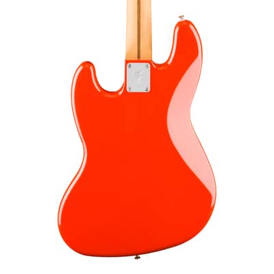 Used Fender Player II Jazz Bass - Coral Red w/Maple FB image 7