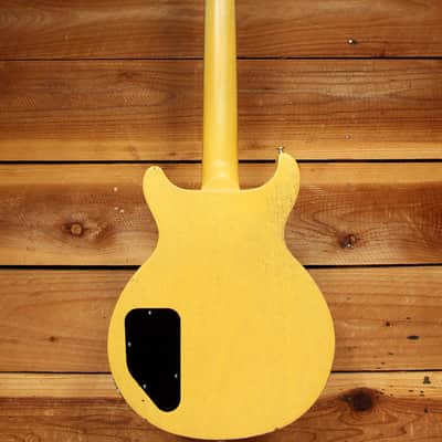 GIBSON 2007 LES PAUL Special Double Cut Cutaway Worn Faded TV Yellow P90 71392 image 4