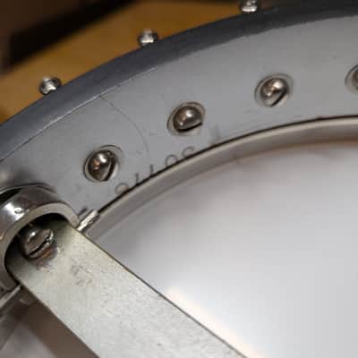 1930s Bacon Banjo Company B&D Tenor Banjo Unsure Of Model Custom Headstock Inlay Plays Excellent image 9