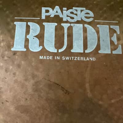 Paiste 22" RUDE Ride/Crash Cymbal image 3