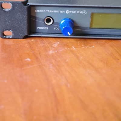 Sennheiser Sennheiser EW 300 IEM G2 SR 300 + EK 300 Stereo UHF 830-866MHz Rack image 2