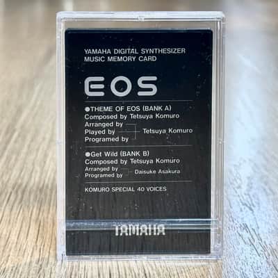 Yamaha YS100 / YS200 / TQ5 / B200 / V50 ROM // Data Voice Card - Tetsuya Komuro Special 40 Voices // Ultra Rare Limited Edition Japan Only