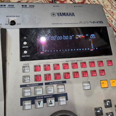 Yamaha AW4416 Professional Audio Workstation 16-Track Digital Recorder 2000s - Silver (C013-A38) image 16