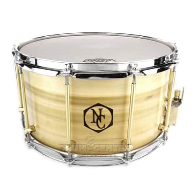 Noble & Cooley Solid Shell Classic Tulip Snare Drum 14x8 Natural Oil image 1