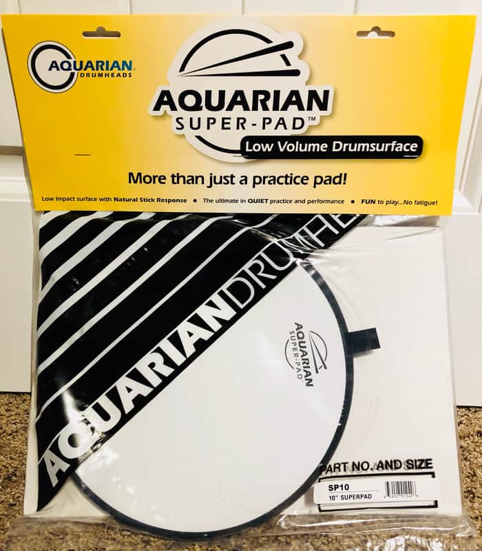 Aquarian 10" Super-Pad Sound Dampening Practice Pad image 1