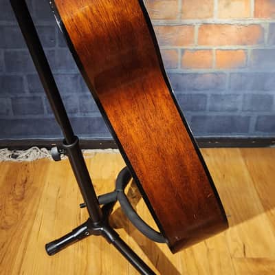 Vintage 1960s Estrada FS-5 Acoustic Guitar Natural-GOOD Tone-Repaired Headstock image 10
