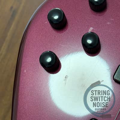Yamaha RBX370A, Bass Guitar, Burgundy, 1991, Active image 15