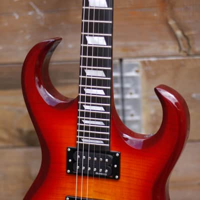The Alternative Guitar Company Smiling Bull 2000s - Cherry Burst image 6
