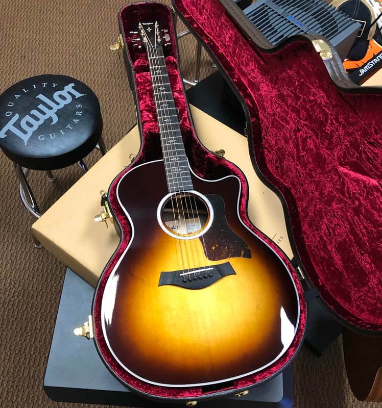 Taylor 414ce-R Grand Auditorium Sitka Spruce Top, Indian Rosewood Back & Sides, Ebony Fingerboard - with Hardshell Case image 1