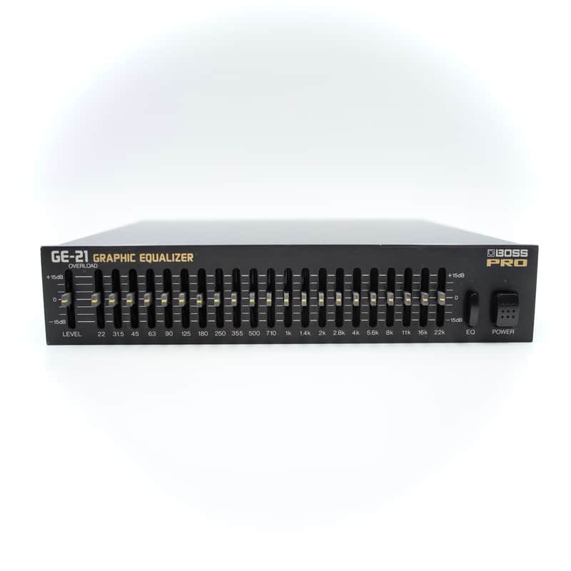 Boss Pro GE-21 Graphic Equalizer With Power Supply Made in Japan