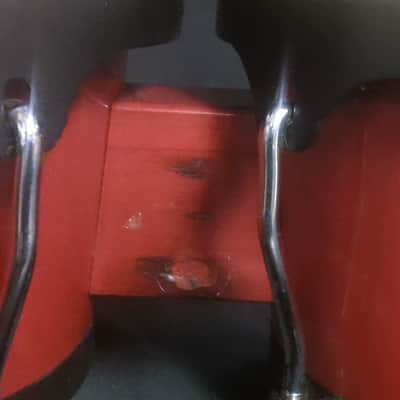 L.P. Aspire Wooden Bongos 2000's - Red image 4