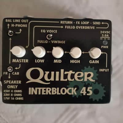 Quilter Interblock 45 45-Watt Guitar Head Pedal 2018 - Black image 2