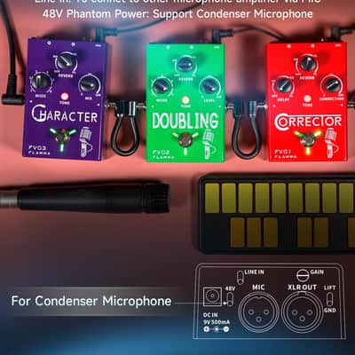 Flamma FV03 Character Vocal Effects Pedal (Price includes the import duty for US buyer) image 5