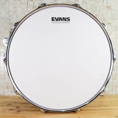 Click Custom Icon 7x14 6ply Maple/Poplar Snare Drum White Marine Pearl image 7