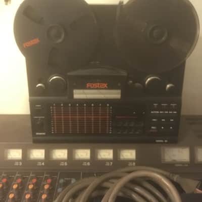 Fostex Model 80 8track 1/4" Reel to Reel Analog Tape Recorder w/ Remote and Foot Pedal image 2