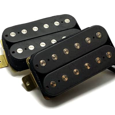 Screamers HH Set, Humbucker Bridge + Humbucker Neck Pickup, Passive, Hot, MATTE Black image 3