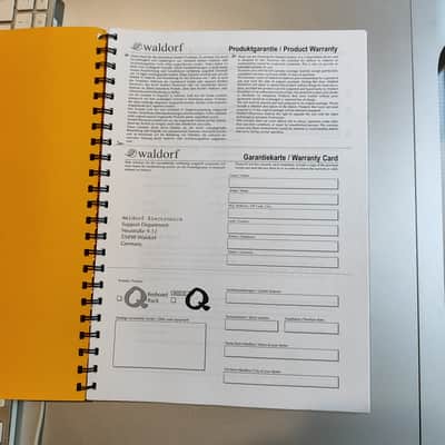 Waldorf Micro Q owners manual 2000s Bild 3