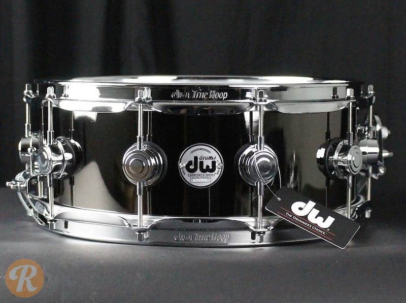 DW Collector's Series Black Nickel Over Brass 5.5x14" Snare Drum image 2