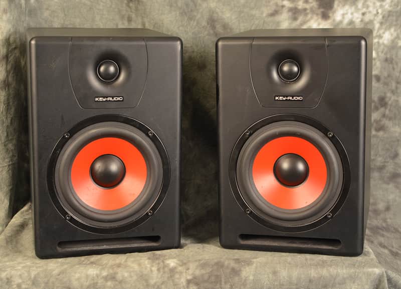 iKey Audio M-606 V2 Studio Powered Reference Monitors PAIR in Original Boxes w Fast Shipping image 1