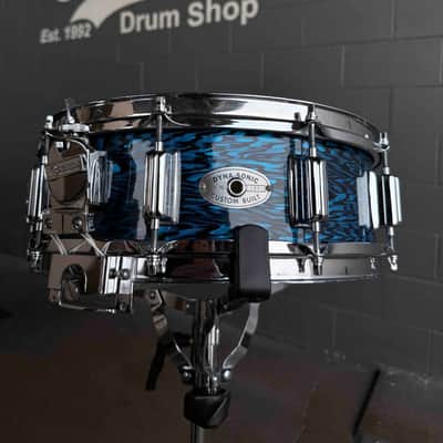 Rogers Custom-Built 5.5x14 Dyna-Sonic Snare Drum in Blue Onyx image 5