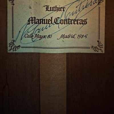 Manuel Contreras double top 1985 - impressive sounding classical guitar + check video! image 20