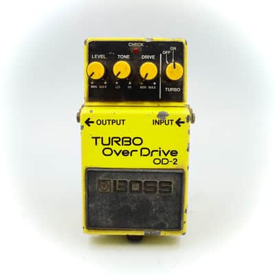Boss OD-2 Turbo OverDrive 1987 Made in Japan ACA Guitar Effect Pedal 742100 image 2