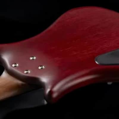 Warwick Pro Series Thumb BO-5 String-Burgundy Red Transparent Satin image 6