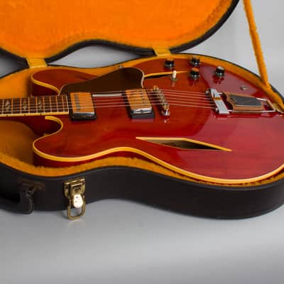 Gibson Trini Lopez Standard Semi-Hollow Body Electric Guitar (1966), ser. #401222, original black tolex hard shell case. image 13