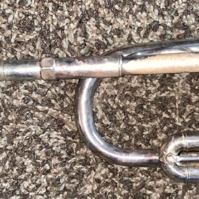 Vintage vintage 1970s Bach Stradivarius step up  Professional Model  37 Trumpet and Hardshell case Silver-Plated image 5