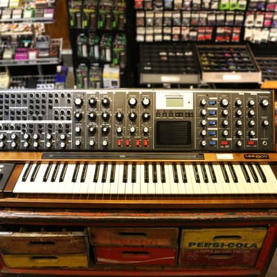 Moog Minimoog Voyager XL 61-Key Monophonic Synthesizer 2010 - Black with Wood Cabinet