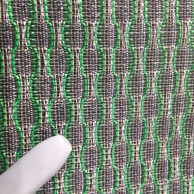 Vintage Amplifier Speaker Grill Cloth - Green/Silver image 3
