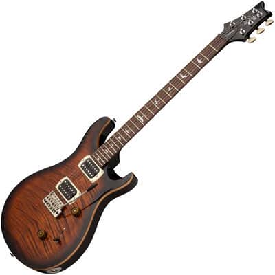 PRS SE Custom 24 Electric Guitar - Black Gold Sunburst image 3