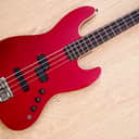 2008 Fender Aerodyne Jazz Bass Candy Apple Red PJ Bass Japan CIJ, EMG Pickups