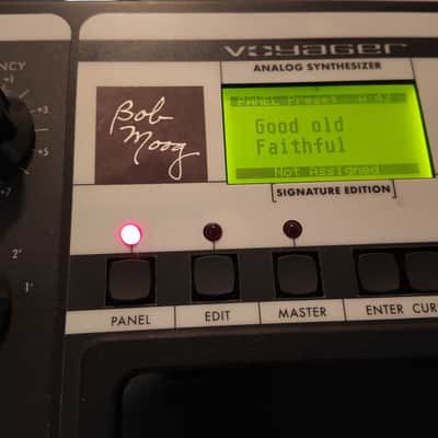 Moog Minimoog Voyager Signature Edition 44-Key Monophonic Synthesizer 2002 - Cherry Cabinet image 10