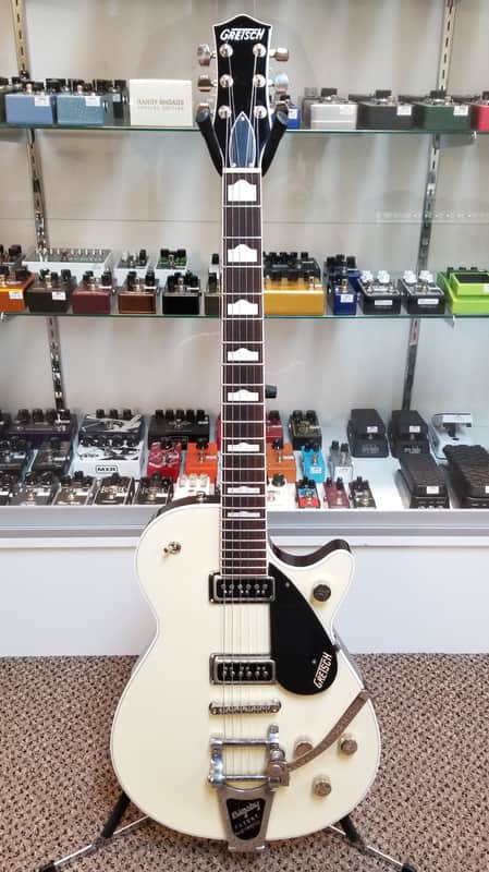 used 2020 Gretsch G6128TDS-PE-LIV Player’s Edition Jet DS w/ Bigsby in Lotus Ivory, Excellent Condition with OHSC & Paperwork! image 1