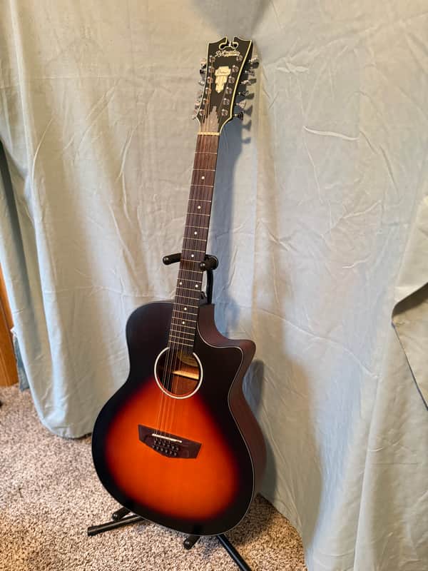 D'Angelico Premier Fulton LS 12-String 2021 - Satin vintage sunburst image 1