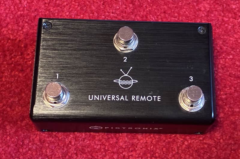 Pigtronix Universal triple remote switch 2025 - black