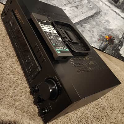 Sony Vintage Sony Model STR-615 Audio Video Control Center AM/FM Receiver Surround 90s  - Black metal image 5