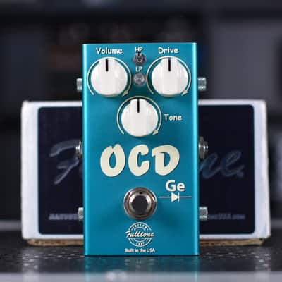 Fulltone Custom Shop OCD-GE Germanium Overdrive 2019 - Tahitian Teal image 1