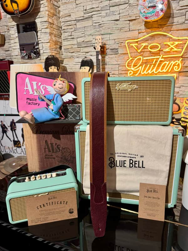 Blue Bell Straps PARIS TEXAS Special Collection EXCLUSIVE for Al’s Music Factory  OLD CHERRY CIERVO image 1