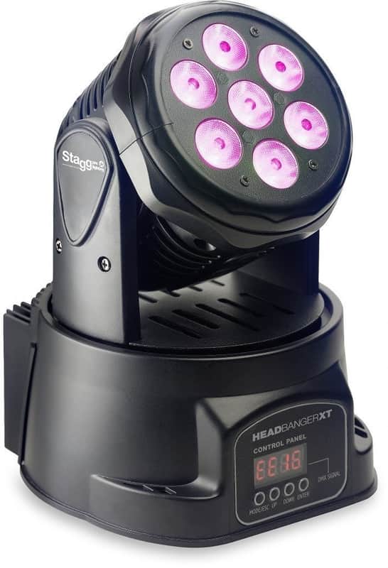 Stagg SLI MHW HBXT-1 Pro Lighting LED Headbanger Moving Head image 1