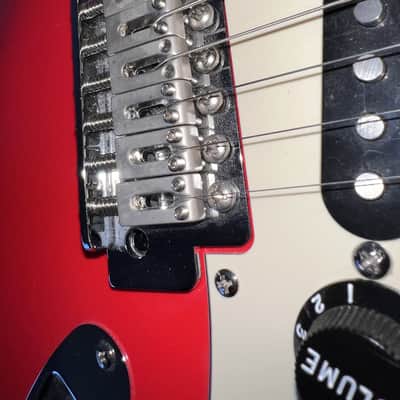 Fender REaD Partscaster parts guitar Strat Stratocaster  - Red electric guitar image 8