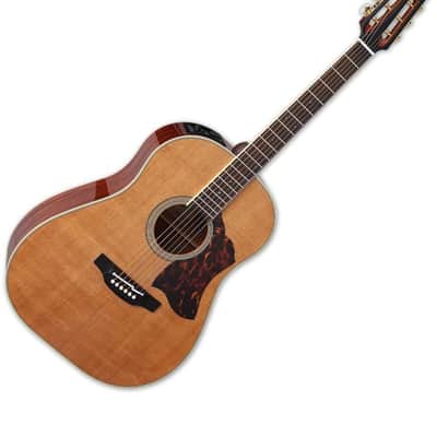 Takamine CRN-TS1 Dreadnought Electric Acoustic Guitar Natural image 1