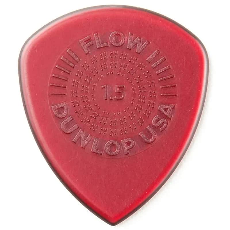 Dunlop 549P15 Flow Standard Grip 1.5mm Guitar Picks (3-Pack) image 1